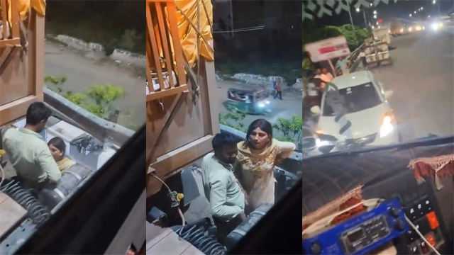 Hot Paid Randi Blowjob Truck Driver On Public Road Fucking Watch