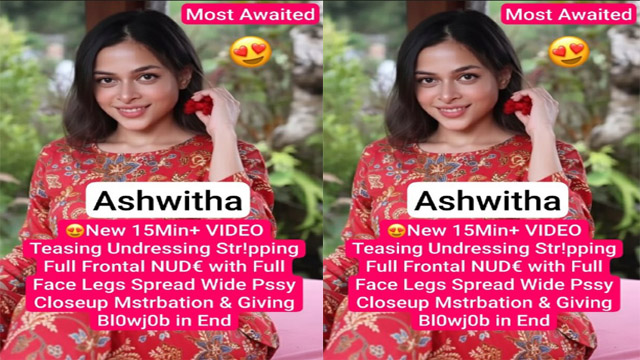 Ashw!tha Most Awaited New Teasing – Closeup Mstrbation Video Free Watch
