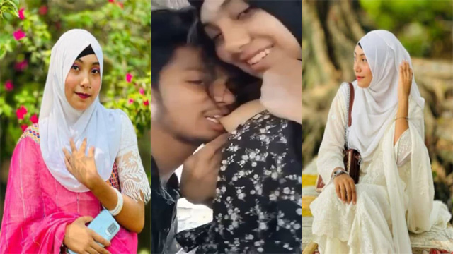 Horny Hijabi Girl Outdoor Kissing – Smooching Boobs Sucks