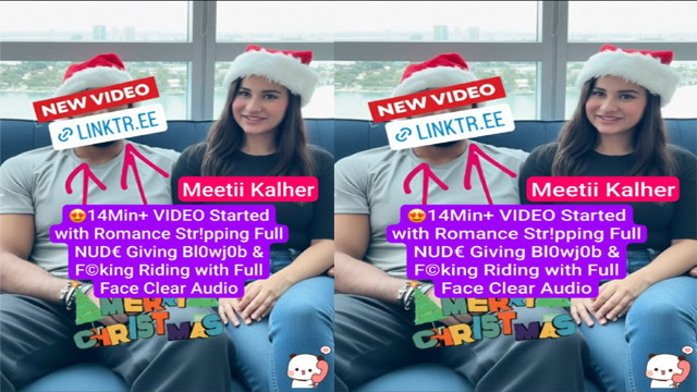 Meetii Kalher Christmas Giving – Amazing Blowjob & Riding Fucked Video