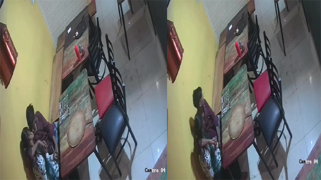 College Lovers Kissing And – Romance In Restaurant Porn