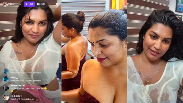 Mallu MUA Reshma Boobs Showing Live Video