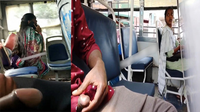 Daring Horny Guy – Flash Dick Inside Public Bus Mms Video