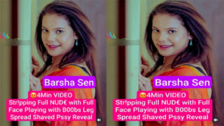 Barsha Sen Famous Model Latest – Stripping With Full Face Mms Video