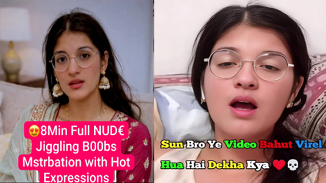 Desi Chasmish Cutie – Jiggling Tits Pussy Rub Full Masturbation