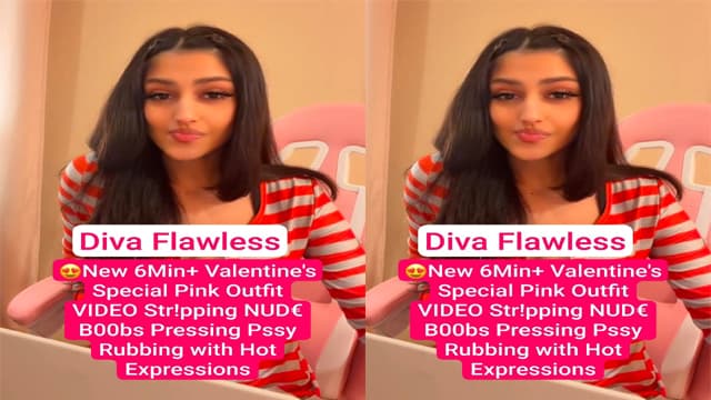 Diva Flawless Valentine’s Special New 6Min+ 0nlyFans Teasing Video Free