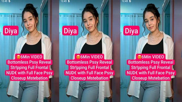 Diya Insta Model Frontal Nude Pssy Closeup Mstrbation Viral Mms