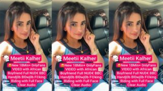 Meetii Kalher New African Boyfriend – Riding Blowjob & Fucking Video