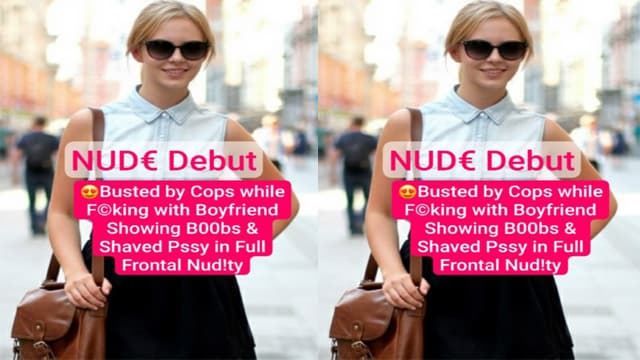 Suepr Debut gets Busted by Cops Fucking and Boyfriend Full Frontal Nud!ty