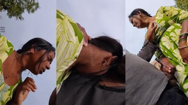 Desi Couple Outdoor Having Fun Hindi Talking