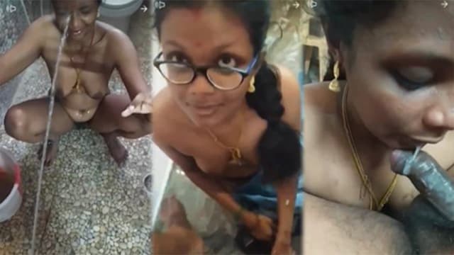 Tamil Young Wife Milky Boobs – Piss on Cum in Mouth Fuck