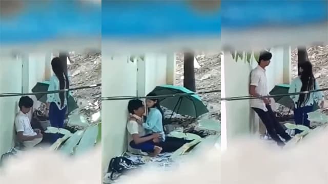 Horny College GF – Outdoor Sexy MMS Viral