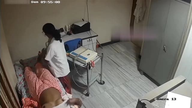 Horny Tamil Aunty Nurse Cream On Leg CCTV Caught Viral